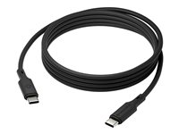 dbramante1928 IT - USB-kabel - USB-C till USB-C - 2 m - upp till 100W laddningskraft - svart CB20CCBL7239