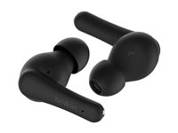 Belkin SoundForm Rhythm - True wireless-hörlurar med mikrofon - inuti örat - Bluetooth - svart AUC012BTBK
