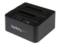 StarTech.com Standalone Hard Drive Duplicator, Dual Bay HDDSSD ClonerCopier, USB 3.1 (10 Gbps) to SATA III (6Gbps) HDDSSD Docking Station, Hard Disk Duplicator Dock - Hard Drive Cloner - Hårddiskduplikator - 2 fack (SATA-300) - för P/N: TBLT3MM1MA, TBLT3MM2M, TBLT3MM2MA SDOCK2U313R