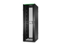 APC NetShelter SX Gen 2 - Rack skåp - 2436H x 800W x 1200D mm, with sides - golvstående - svart - 52U - 19" - TAA-kompatibel AR3388B2