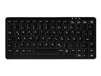 Active Key AK-4100-U - Tangentbord - mini - USB - QWERTY - hela norden - svart AK-4100-U-B/NOR