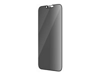 PanzerGlass - Skärmskydd för mobiltelefon - ultrabred passning - glas - med sekretessfilter - ramfärg svart - för Apple iPhone 13 Pro Max, 14 Plus P2773
