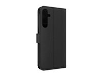 iFrogz Defence - Vikbart fodral för mobiltelefon - läder - svart - för Samsung Galaxy A35 302314208