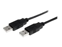 StarTech.com 1m USB 2.0 A to A Cable - M/M - 1m USB 2.0 aa Cable - USB a male to a male Cable (USB2AA1M) - USB-kabel - USB (hane) till USB (hane) - USB 2.0 - 1 m - svart - för P/N: ST4200MINI2, SV231HDMIUA USB2AA1M