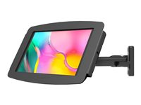 Compulocks Galaxy Tab A7 Lite 8.7" Space Enclosure Swing Wall Mount - Monteringssats (hölje, VESA-fäste med svängarm, monteringsmaskinvara) - svängarm - för surfplatta - låsbar - höggradig aluminium - svart - skärmstorlek: 8.7" - väggmonterbar, bänkskiva, disk-monteringsbar - för Samsung Galaxy Tab A7 Lite 827B870GA7SB