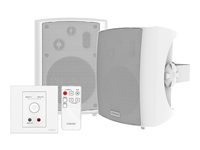 Vision Techconnect SP-1800+TC3-AMP - Ljudsystem - 50 Watt (Total) - vit TC3-AMP+SP-1800