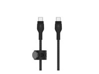 Belkin BoostCharge - USB-kabel - 24 pin USB-C (hane) till 24 pin USB-C (hane) - 2 m - svart CAB011BT2MBK
