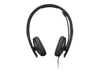 Lenovo - VoIP-handenhet - på örat - kabelansluten - USB-C - svart 4XD1M45626