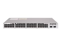 Cisco Catalyst 9200L - Network Essentials - switch - L3 - Administrerad - 8 x 100/1000/2.5G/5G/10GBase-T + 40 x 10/100/1000 (PoE+) + 2 x 25 Gigabit Ethernet - rackmonterbar - PoE+ (740 W) C9200L-48PXG-2Y-E