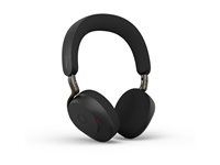 Jabra Evolve3 75 MS - Headset - på örat - Bluetooth - trådlös - aktiv brusradering - USB-A via Bluetooth-adapter - svart - Optimerat för Microsoft Teams 37599-999-989