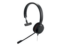 Jabra Evolve 20SE UC mono - Headset - på örat - kabelansluten - USB-C, USB-A - ljudisolerande - Certifierad för Microsoft-teams 4993-823-369