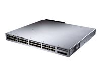 Cisco Catalyst 9300L - Network Essentials - switch - L3 - Administrerad - 48 x 10/100/1000 (UPOE) + 4 x 10 Gigabit SFP+ (upplänk) - rackmonterbar - UPOE (675 W) C9300L-48UXG-4X-E