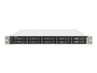 QNAP TS-h1090FU - NAS-server - 10 fack - kan monteras i rack - SATA 6Gb/s / PCIe (NVMe) / U.2 - RAID 0, 1, 5, 6, 10, 50, JBOD, 60 - RAM 64 GB - 25 Gigabit Ethernet / 2.5 Gigabit Ethernet - iSCSI support - 1U TS-H1090FU-7232P-64G