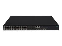 HPE Networking Comware 5150HI 24p 10M/100M/1G 8p SFP 1G Combo 6p SFP28 10G/25G Switch - Switch - L3 - Administrerad - 48 x 10/100/1000Base-T + 8 x 100/1000Base-X SFP + 6 x 10 Gigabit / 25 Gigabit SFP28 (uplink / stacking) - rackmonterbar - BTO S5T46A
