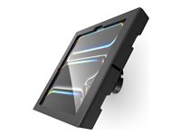 Compulocks iPad Pro M4 13" (2024) Apex Enclosure Tilting Wall Mount - Hölje - synliga kameror och sensorer fram/bak - för surfplatta - låsbar - metallram - svart - skärmstorlek: 13" - väggmonterbar 505B13PAPX4B