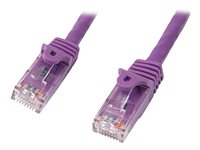 StarTech.com Cat6-patchkabel med hakfria RJ45-kontakter ? 2 m, lila - Patch-kabel - RJ-45 (hane) till RJ-45 (hane) - 2 m - UTP - CAT 6 - hakfri - lila N6PATC2MPL