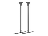 Multibrackets M Pro Series - Hölje - låg profil - för LCD-display - låsbar - stål - svart - skärmstorlek: 49"-65" - monterbar på golv till tak 7350105211645