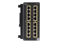 Cisco Catalyst - Expansionsmodul - Gigabit Ethernet (PoE+) x 16 IEM-3300-16P=