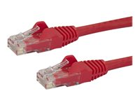StarTech.com Cat6-patchkabel med hakfria RJ45-kontakter ? 2 m, röd - Patch-kabel - RJ-45 (hane) till RJ-45 (hane) - 2 m - UTP - CAT 6 - hakfri - röd N6PATC2MRD