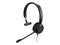 Jabra Evolve 20 UC mono - Headset - på örat - kabelansluten - USB-C, USB-A - ljudisolerande - Alcatel-Lucent-certifierad, Avaya-certifierad, Certifierad för Microsoft-teams, Cisco Certified, Unify-certifierad 4993-829-269