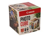 Canon Photo Cube Creative Pack - Blank - 2-pack - svart, färg (cyan, magenta, gul) - original - grön - bläckpatron/papperssats - för PIXMA TS5150, TS5151 5225B019