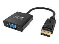 Vision Professional - Videokort - DisplayPort (hane) till HD-15 (VGA) (hona) - svart TC-DPVGA/BL