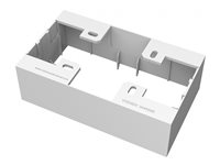 VISION TechConnect 3 2-Gang UK Backbox - Bakstycke - vit - 2-gang TC3 BACKBOX2G