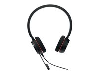 Jabra Evolve 20 MS stereo - Headset - på örat - kabelansluten - USB-C, USB-A - ljudisolerande - Certifierad för Microsoft-teams 4999-823-169