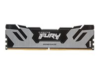 Kingston FURY Renegade Silver - DDR5 - modul - 16 GB - DIMM 288-pin - 7600 MT/s / PC5-60800 - CL38 - 1.45 V - ej buffrad - on-die ECC KF576C38RS-16
