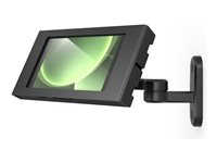 Compulocks Apex Galaxy Tab Active 3/5 8" Apex Enclosure Swing Wall Mount - Monteringssats (hölje) - synliga kameror och sensorer fram/bak - för surfplatta - vridbart - metall - svart - väggmonterbar - för Samsung Galaxy Tab Active3, Tab Active5 827B80GAPXB