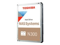 Toshiba N300 NAS MN10ADA800S - Hårddisk - 8 TB - inbyggd - 3.5" - SATA 6Gb/s - 7200 rpm - buffert: 512 MB MN10ADA800S