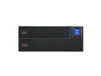 APC Easy UPS On-Line - UPS (kan monteras i rack) - förlängd drifttid - AC 220/230/240 V - 900 Watt - 1000 VA - 1-fas - Bly-syra - USB, serial - utgångskontakter: 4 - 4U - Europa - svart, RAL 7010 SRV1KRILRK-E