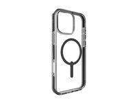 Zagg Santa Cruz Snap - Baksidesskydd för mobiltelefon - MagSafe-kompatibilitet - grafen - svart, transparent - för Apple iPhone 16 Pro Max 702315053