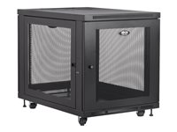 Eaton Tripp Lite Series 12U Rack Enclosure Server Cabinet Doors & Sides 300lb Capacity - Rack skåp - svart - 12U - 19" SR12UB
