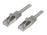 StarTech.com Cat6-patchkabel - skärmad (SFTP) - 2 m, grå - Patch-kabel - RJ-45 (hane) till RJ-45 (hane) - 2 m - SFTP - CAT 6 - formpressad, hakfri - grå N6SPAT2MGR