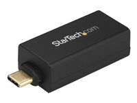 StarTech.com USB C to Gigabit Ethernet Adapter, 1Gbps NIC USB 3.0/USB 3.1 Type C Network Adapter, 1GbE USB-C to RJ45/LAN Port, Thunderbolt 3 Compatible, Windows, MacBook Pro, Chromebook - USB C to Ethernet (US1GC30DB) - Nätverksadapter - USB-C - Gigabit Ethernet x 1 - svart US1GC30DB