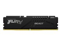Kingston FURY Beast - DDR5 - modul - 16 GB - DIMM 288-pin - 5200 MT/s / PC5-41600 - CL40 - 1.25 V - ej buffrad - on-die ECC KF552C40BB-16
