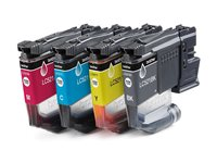 Brother LC521 Value Pack - 4-pack - svart, gul, cyan, magenta - original - hängande låda - bläckpatron - för Brother DCP-J1260W, DCP-J1310DW LC521VAL
