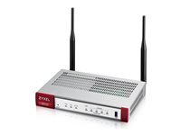 Zyxel ZyWALL USG FLEX 100AX - Firewall - med 1 year UTM Protection Bundle - 4 portar - 1GbE - Wi-Fi 6 - 2.4 GHz, 5 GHz - molnhanterad USGFLEX100AX-EU0102F