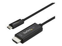 StarTech.com 3 m USB-C till HDMI-kabel - 4K vid 60Hz - Svart - Adapterkabel - 24 pin USB-C hane till HDMI hane - 3 m - svart - 4K60Hz (3840 x 2160) stöd - för P/N: TB4CDOCK CDP2HD3MBNL