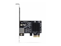 StarTech.com 1-Port 5G Gigabit PCIe Network Adapter Card, TAA Compliant - Nätverksadapter - PCI Express 3.1 x1 låg profil - 5GBase-T x 1 - svart - TAA-kompatibel PR15GR-NETWORK-CARD