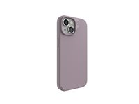 ZAGG Manhattan Snap - Baksidesskydd för mobiltelefon - MagSafe-kompatibilitet - silikon - lavendel - för Apple iPhone 13, 14, 15 702312684