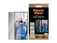 PanzerGlass Privacy - Skärmskydd för mobiltelefon - ultrabred passning - glas - med sekretessfilter - för Samsung Galaxy S25 Ultra PGRPUWFG38488