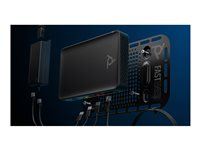 HP Poly Studio G62 - Utan nätsladd - videokonferenssystem - Certifierad för Microsoft-teams, Certifierad för Poly Video - svart - TAA-kompatibel - med PoE+ Adapter - power adapter included 99T18AA