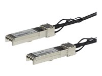 StarTech.com Juniper EX-SFP-10GE-DAC-5M Compatible 5m 10G SFP+ to SFP+ Direct Attach Cable Twinax, 10GbE SFP+ Copper DAC 10 Gbps Low Power Passive Mini GBIC/Transceiver Module DAC Cable - Lifetime Warranty (EXSFP10GEDA5) - 10GBase direktkopplingskabel - SFP+ spärrad till SFP+ spärrad - 5 m - dubbelaxlad - SFF-8431/SFF-8432 - passiv - svart EXSFP10GEDA5