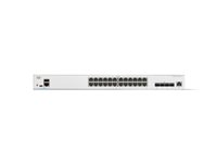 Cisco Catalyst 1300-24XT - Switch - L3 - smart - 24 x 10 Gigabit Ethernet + 4 x combo 10 Gigabit SFP+/RJ-45 - rackmonterbar C1300-24XT