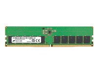 Micron - DDR5 - modul - 16 GB - DIMM 288-pin - 5600 MHz / PC5-44800 - CL46 - ej buffrad - ECC MTC10C1084S1EC56BD1R