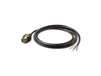 APC - Strömkabel - IEC 60320 C19 till fast 3-trådig - AC 240 V - 16 A - 3 m - svart - för P/N: SMT2200I-AR, SMT2200R2I-AR, SMT3000I-AR, SMT3000R2I-AR, SRT1500XLI, SRT2200XLI-KR AP8759