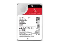 Seagate IronWolf Pro ST32000NT000 - Hårddisk - 32 TB - inbyggd - 3.5" - SATA 6Gb/s - 7200 rpm - med 3 års Seagate Rescue Data Recovery ST32000NT000