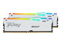Kingston FURY Beast - DDR5 - sats - 32 GB: 2 x 16 GB - DIMM 288-pin - 5200 MT/s / PC5-41600 - CL36 - 1.25 V - on-die ECC KF552C36BWEAK2-32